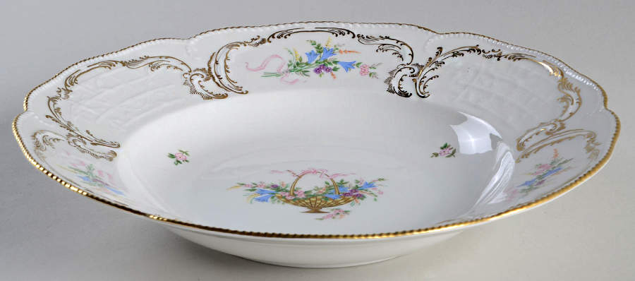 Rokoko Large Rim Soup Bowl by Rosenthal - Continental-1