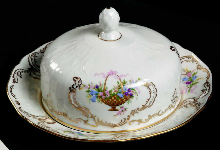 Rokoko Round Covered Butter by Rosenthal - Continental-1