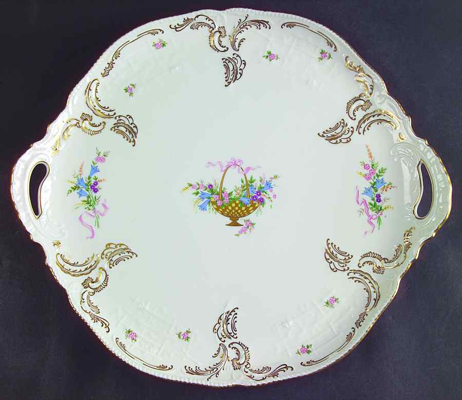Rokoko Handled Cake Plate by Rosenthal - Continental-1