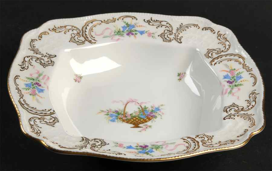Rokoko 9" Square Vegetable Bowl by Rosenthal - Continental-1