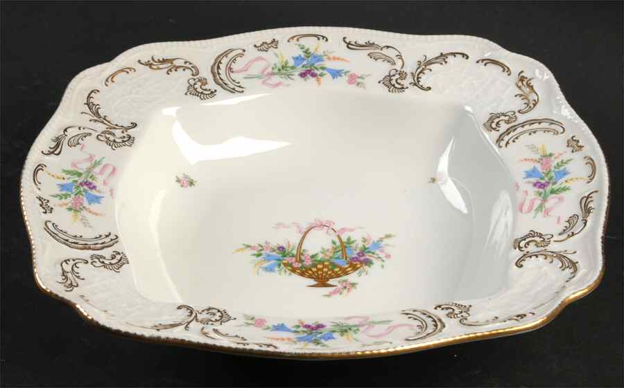 Rokoko 11" Square Vegetable Bowl by Rosenthal - Continental-1