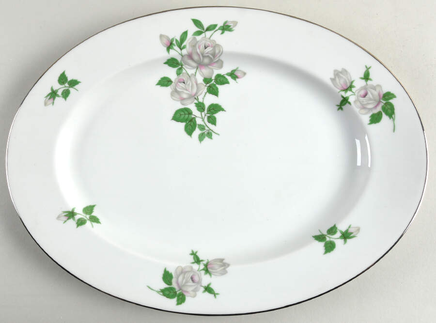 Romance (Winifred Shape) 14" Oval Serving Platter by Rosenthal - Continental-1