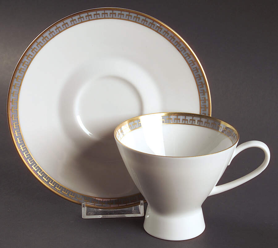 Rondo Footed Cup & Saucer Set by Rosenthal - Continental-1