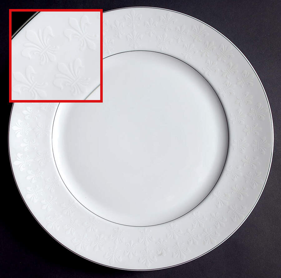 Royal Platinum Dinner Plate by Rosenthal - Continental-1