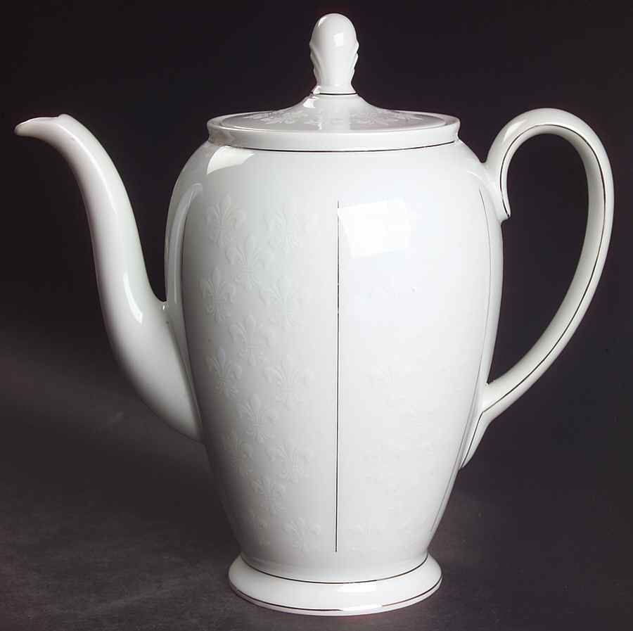 Royal Platinum Coffee Pot & Lid by Rosenthal - Continental-1