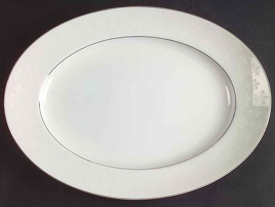 Royal Platinum 12" Oval Serving Platter by Rosenthal - Continental-1