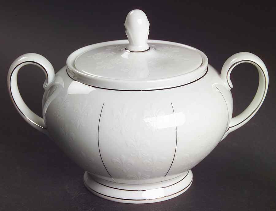 Royal Platinum Sugar Bowl & Lid by Rosenthal - Continental-1