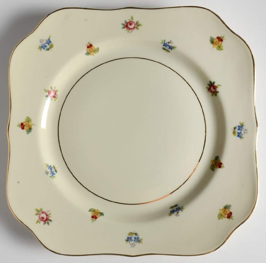 Rob Roy (Scalloped) Square Salad Plate by Rosenthal - Continental-1