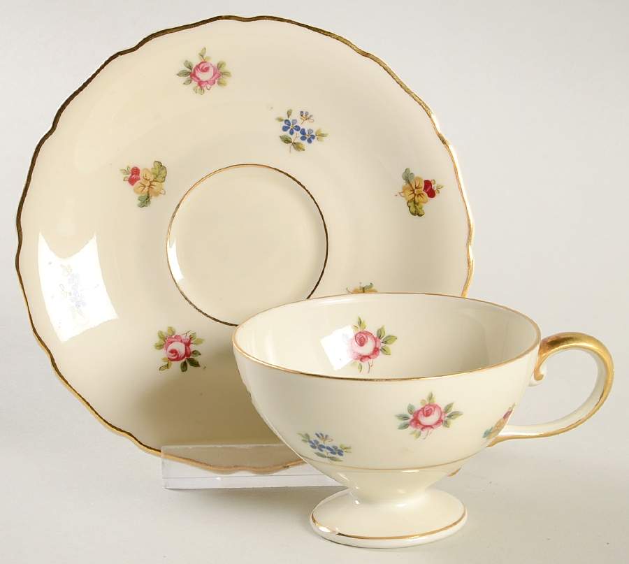 Rob Roy (Scalloped) Footed Demitasse Cup & Saucer Set by Rosenthal - Continental-1
