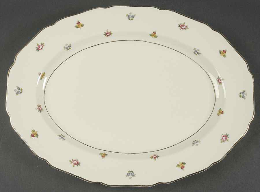 Rob Roy (Scalloped) 14" Oval Serving Platter by Rosenthal - Continental-1