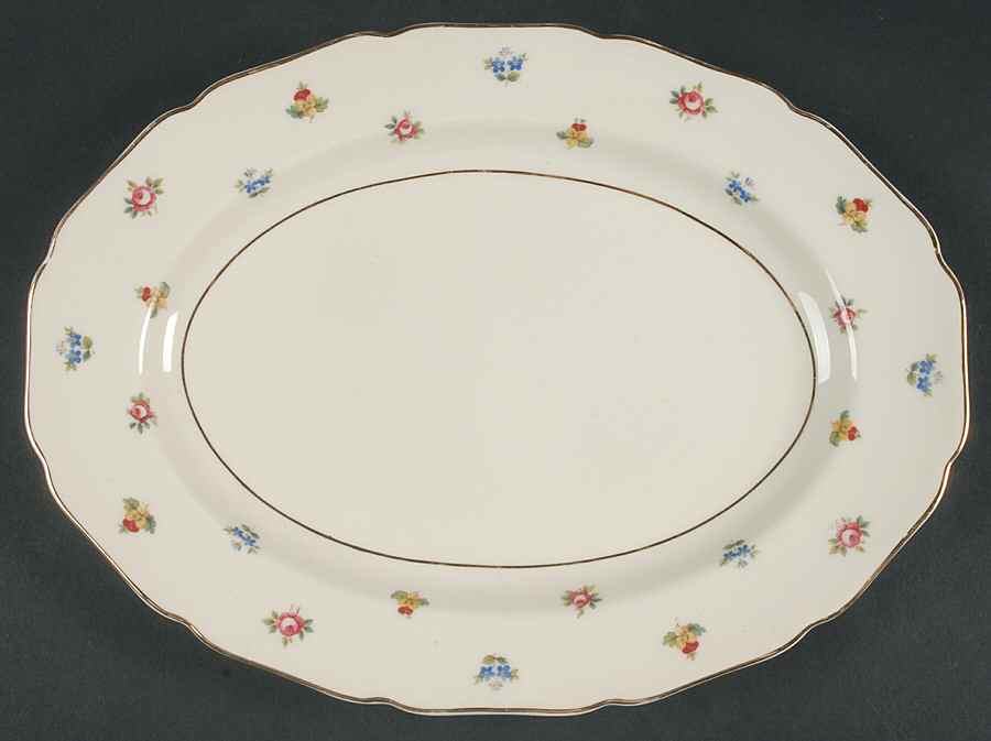 Rob Roy (Scalloped) 12" Oval Serving Platter by Rosenthal - Continental-1
