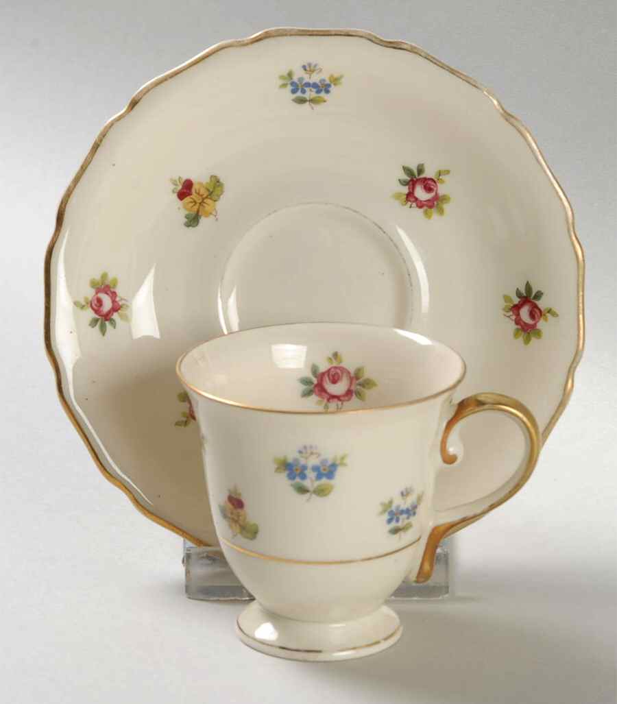 Rob Roy (Scalloped) Footed Demitasse Cup & Saucer Set by Rosenthal - Continental-1