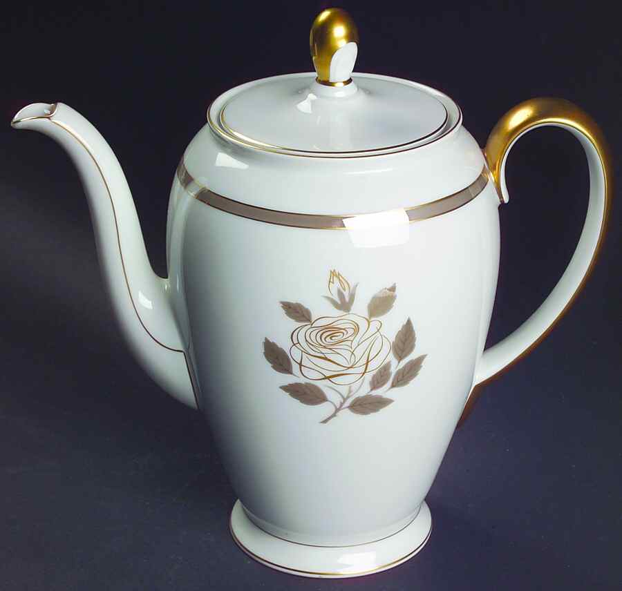 Rosenthal Rose Coffee Pot & Lid by Rosenthal - Continental-1