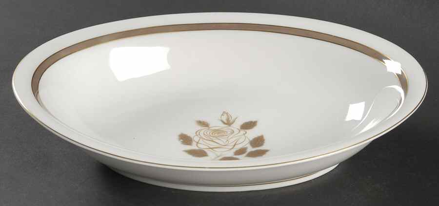 Rosenthal Rose 10" Oval Vegetable Bowl by Rosenthal - Continental-1