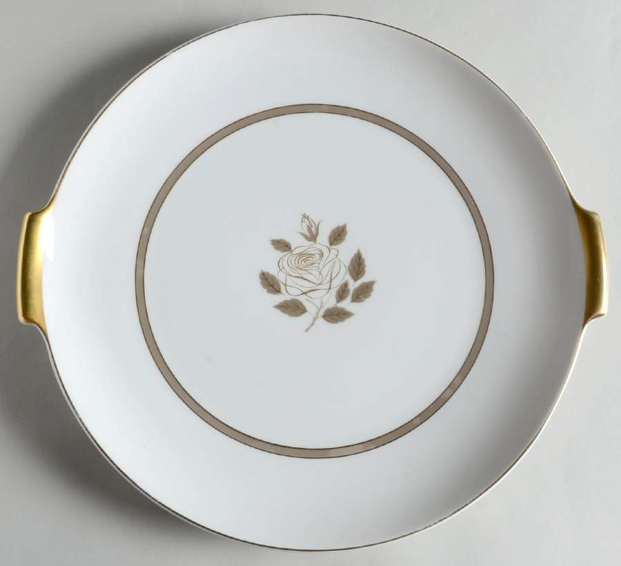 Rosenthal Rose Handled Cake Plate by Rosenthal - Continental-1