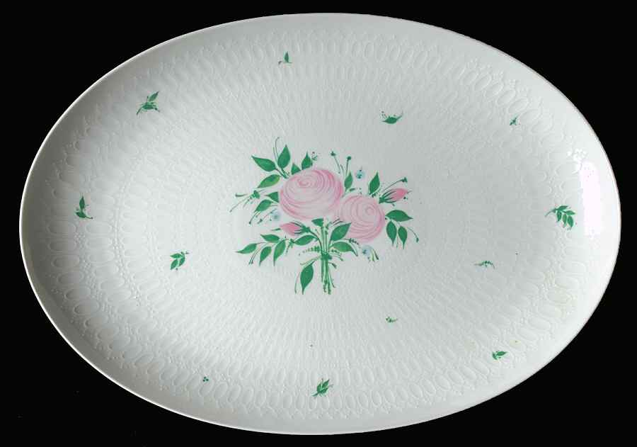 Romance Rose 15" Oval Serving Platter by Rosenthal - Continental-1