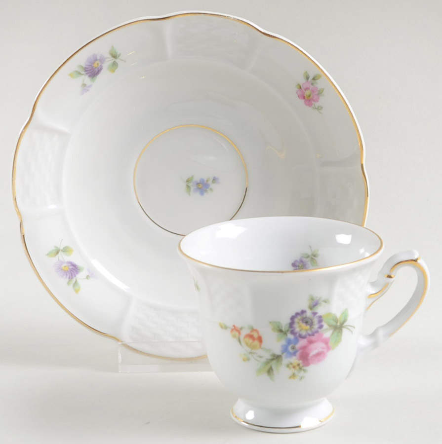 Rosemary Footed Demitasse Cup & Saucer Set by Rosenthal - Continental-1