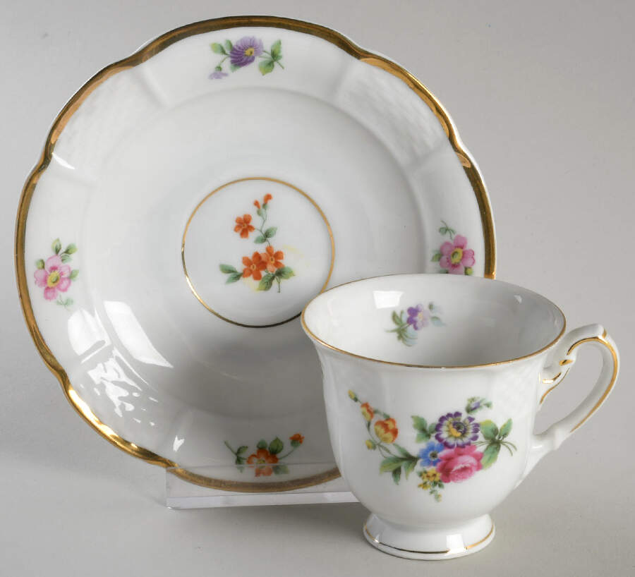 Rosemary Footed Demitasse Cup & Saucer Set by Rosenthal - Continental-1