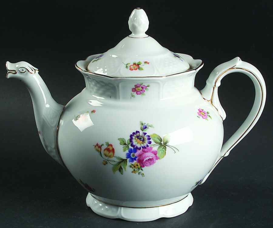 Rosemary Teapot & Lid by Rosenthal - Continental-1