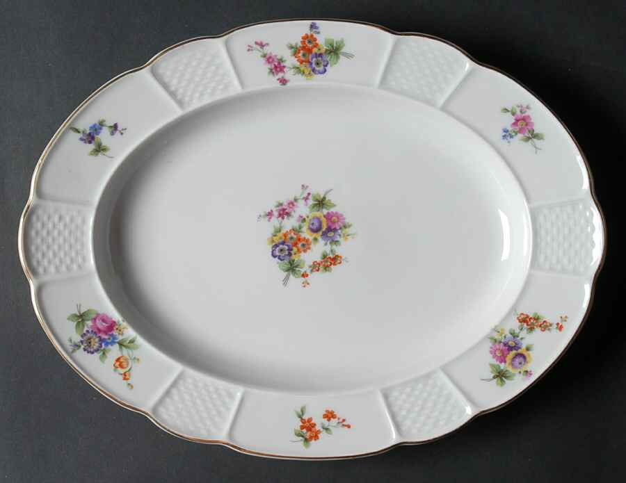 Rosemary 11" Oval Serving Platter by Rosenthal - Continental-1