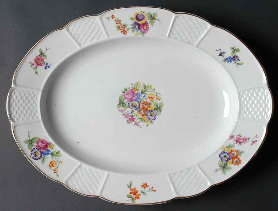Rosemary 14" Oval Serving Platter by Rosenthal - Continental-1