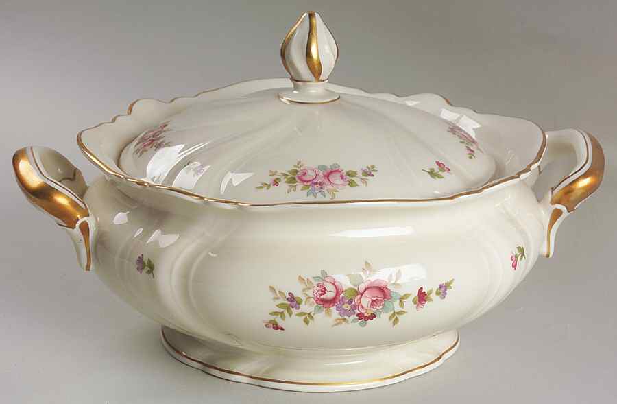 Rose Round Covered Vegetable by Rosenthal - Continental-1