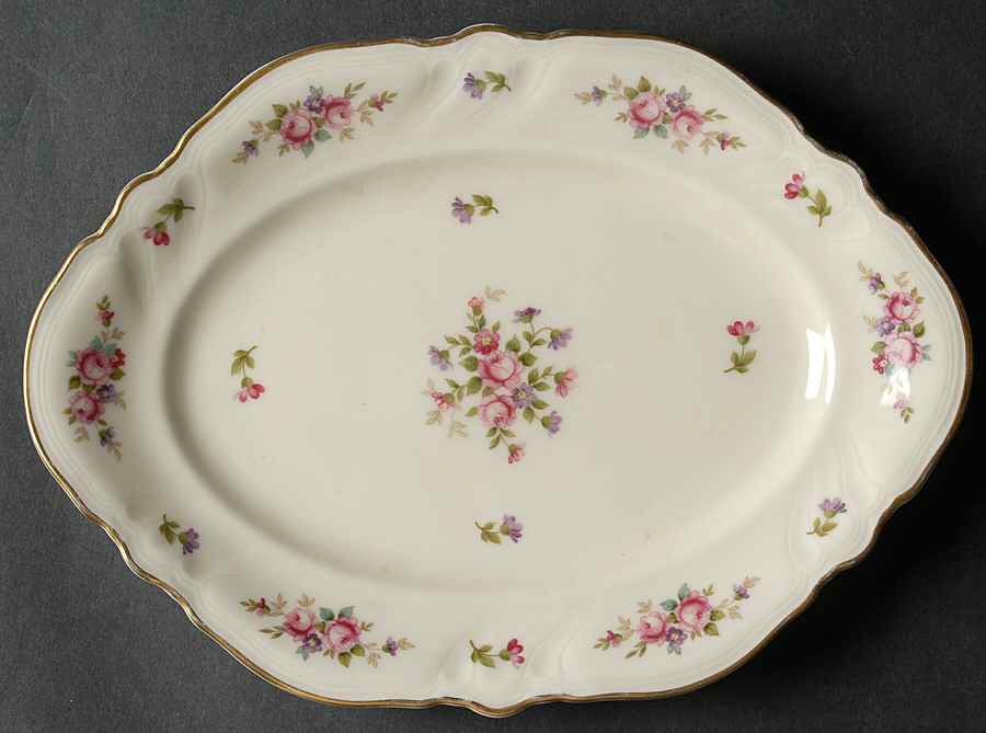 Rose 9" Oval Serving Platter by Rosenthal - Continental-1