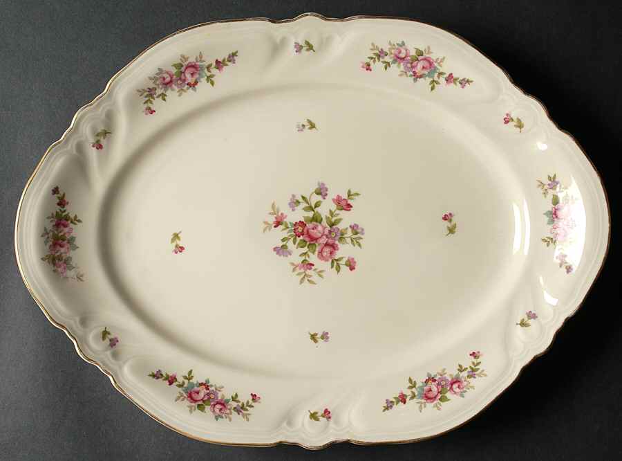 Rose 14" Oval Serving Platter by Rosenthal - Continental-1