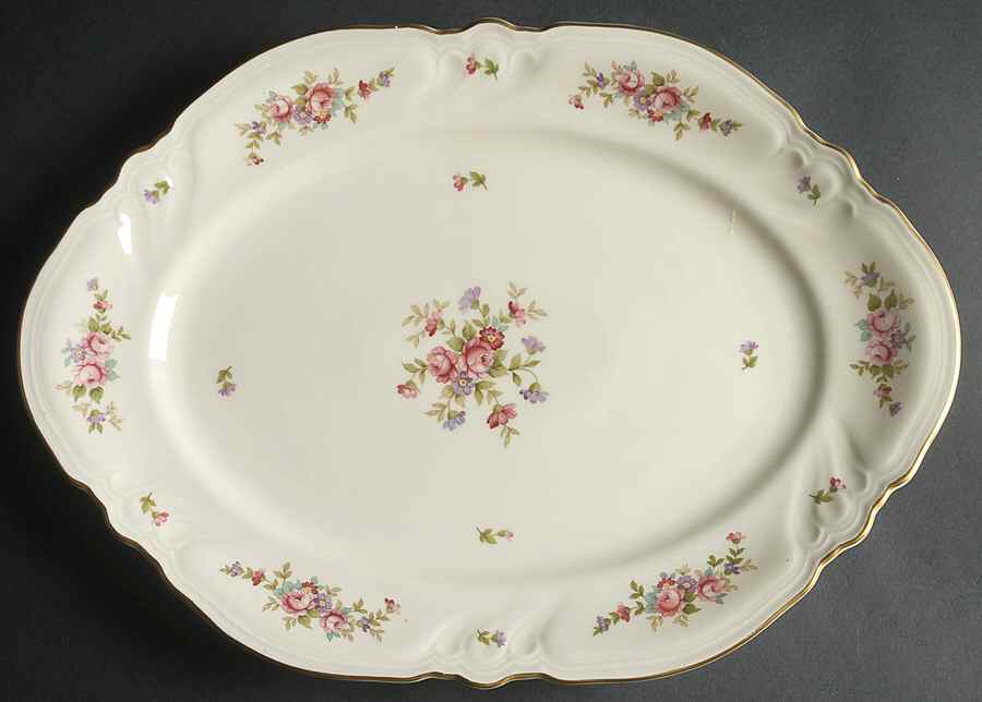 Rose 15" Oval Serving Platter by Rosenthal - Continental-1