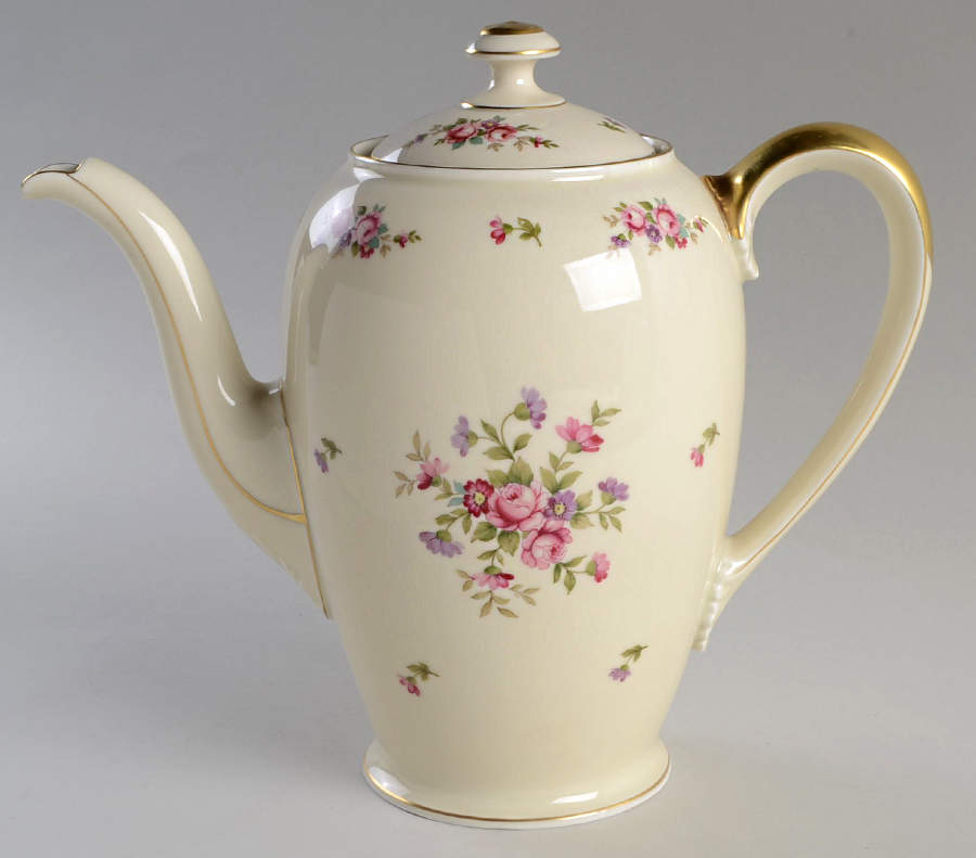 Rose Coffee Pot & Lid by Rosenthal - Continental-1