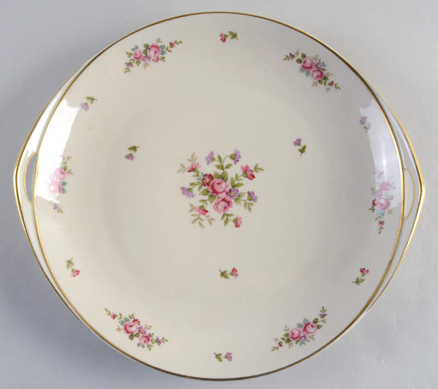 Rose Handled Cake Plate by Rosenthal - Continental-1