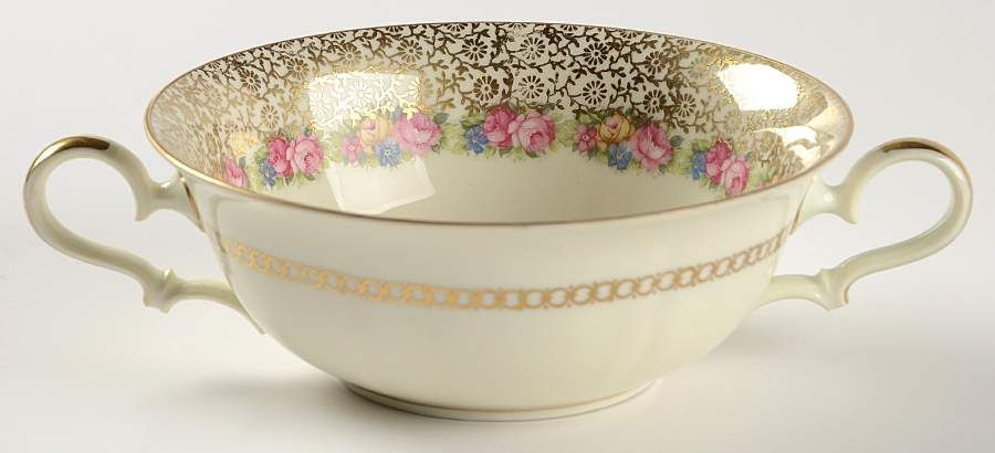 Rose Point Flat Cream Soup Bowl by Rosenthal - Continental-1