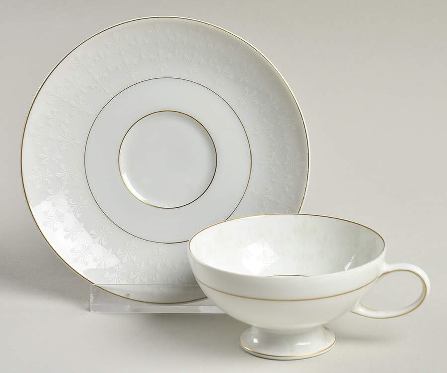 Royal Velvet Footed Demitasse Cup & Saucer Set by Rosenthal - Continental-1
