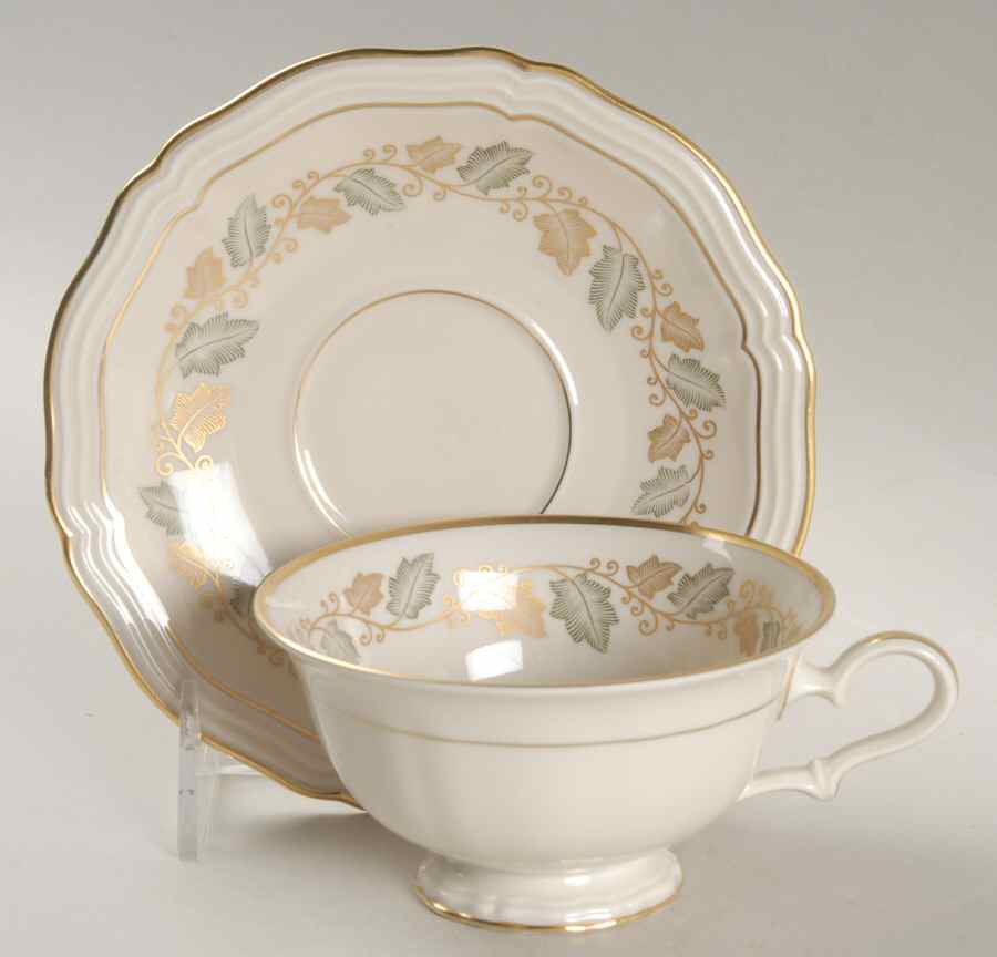 Roxanne (Scalloped) Footed Cup & Saucer Set by Rosenthal - Continental-1
