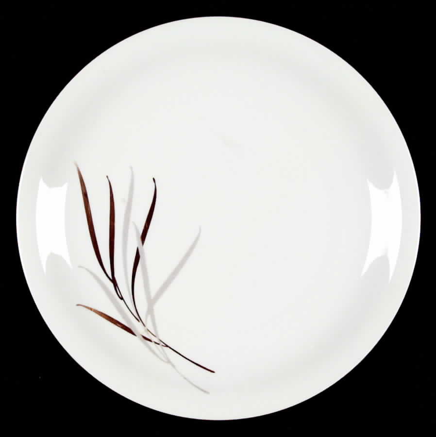 Royal (Form E, Gray and Gold Leaves) Dinner Plate by Rosenthal - Continental-1