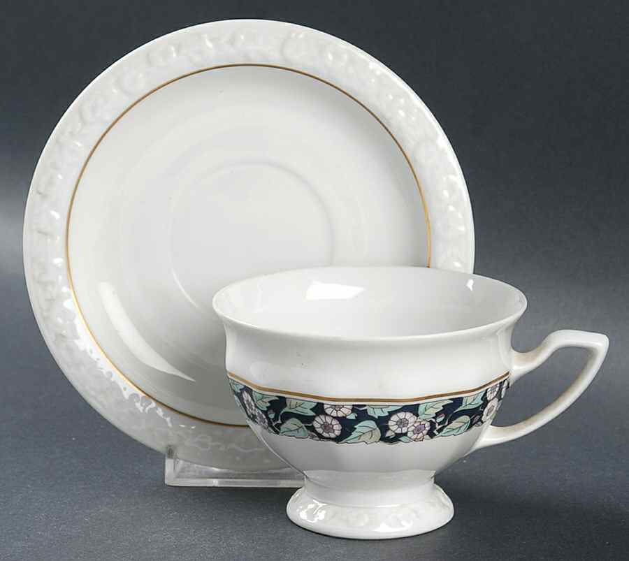 Rustica Footed Cup & Saucer Set by Rosenthal - Continental-1
