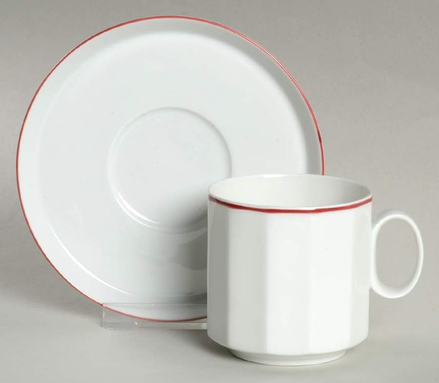 Samos Flat Cup & Saucer Set by Rosenthal - Continental-1