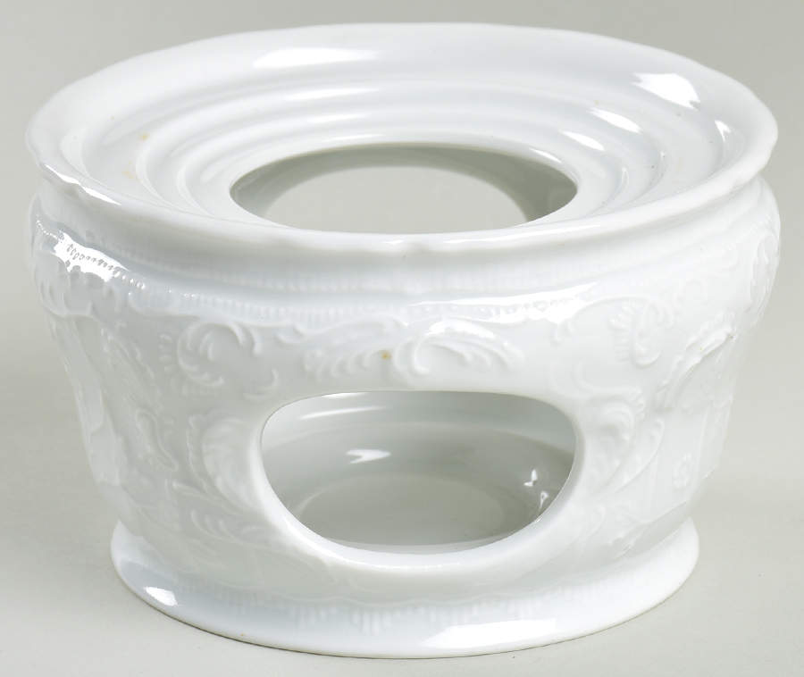 Sanssouci White China Warmer Stand by Rosenthal - Continental-1