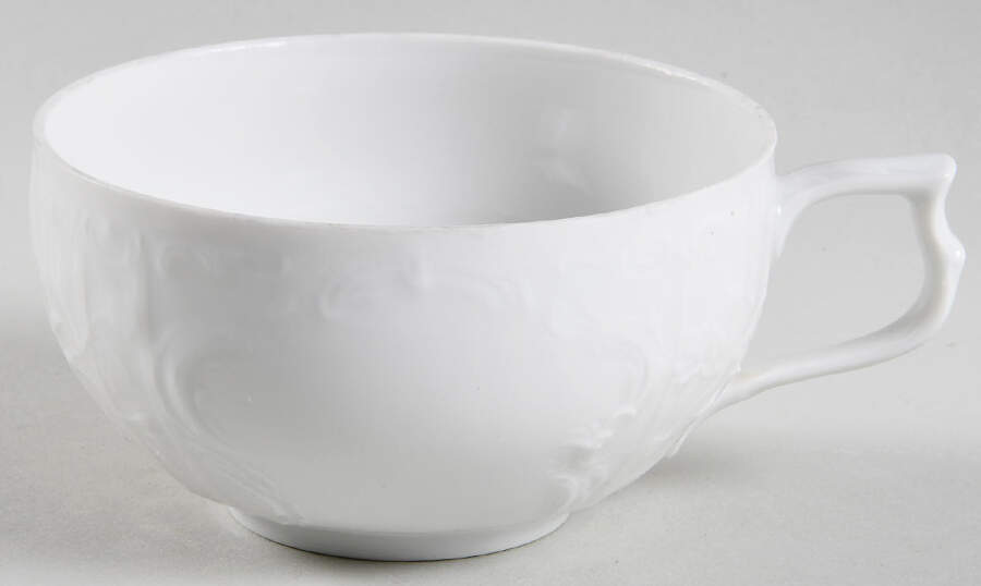 Sanssouci White Flat Cup by Rosenthal - Continental-1