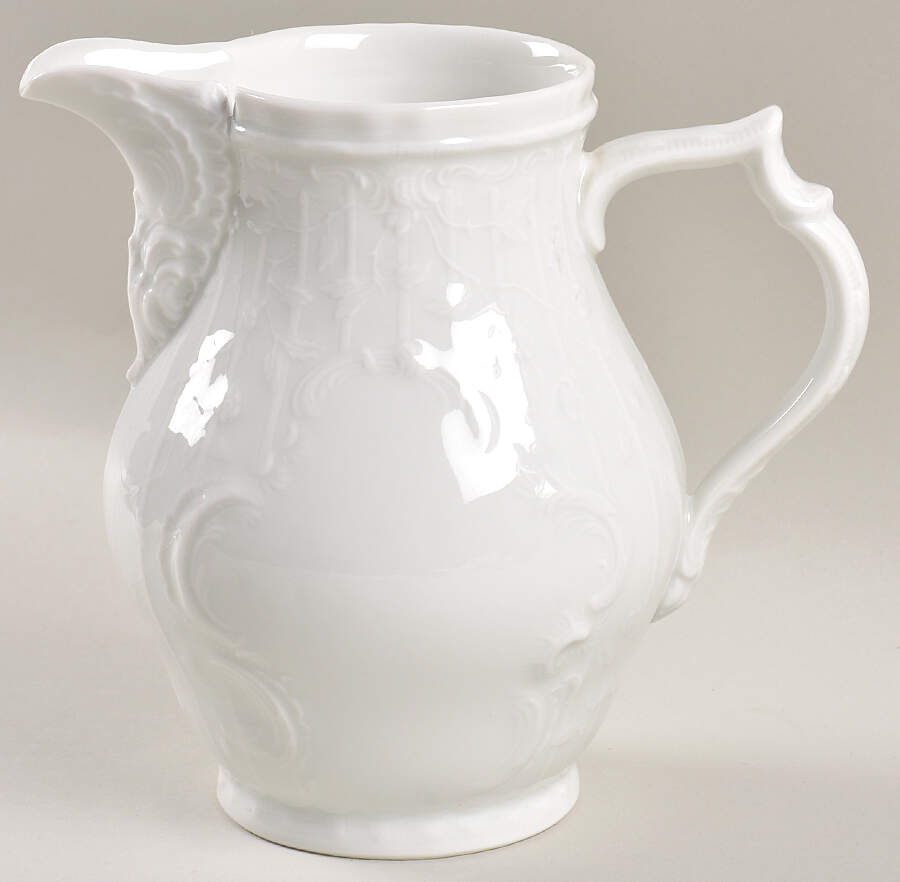Sanssouci White 32 Oz Pitcher by Rosenthal - Continental-1