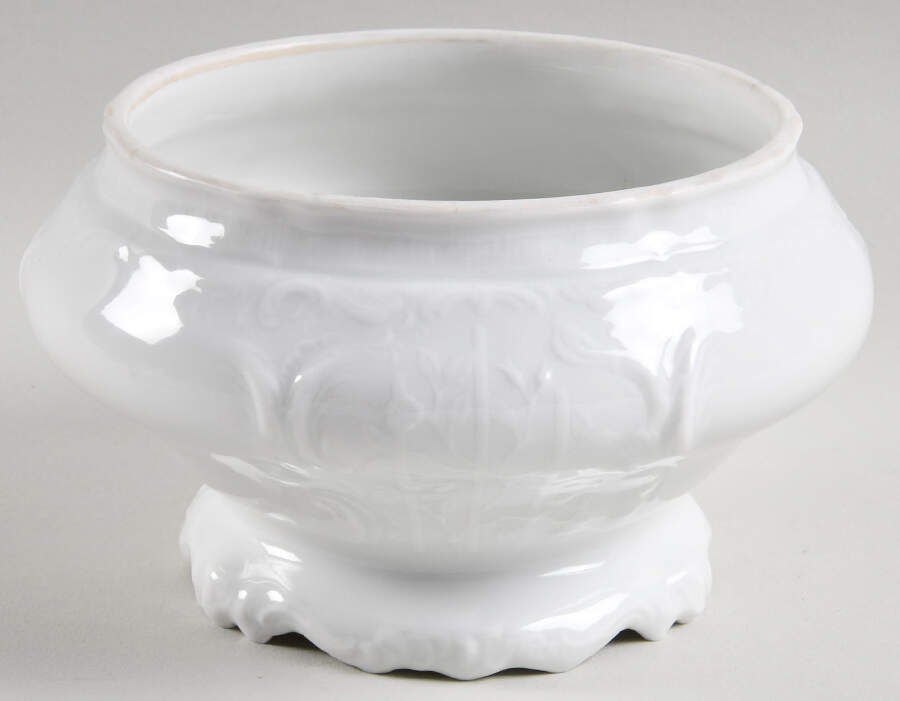 Sanssouci White Candy Box No Lid by Rosenthal - Continental-1