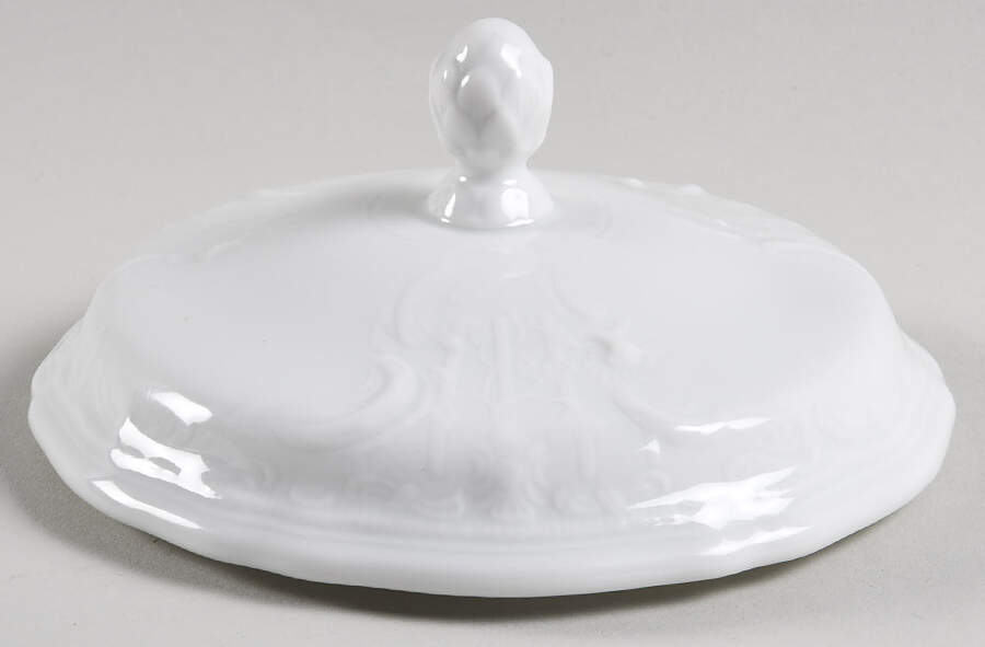 Sanssouci White Lid for Candy Box by Rosenthal - Continental-1