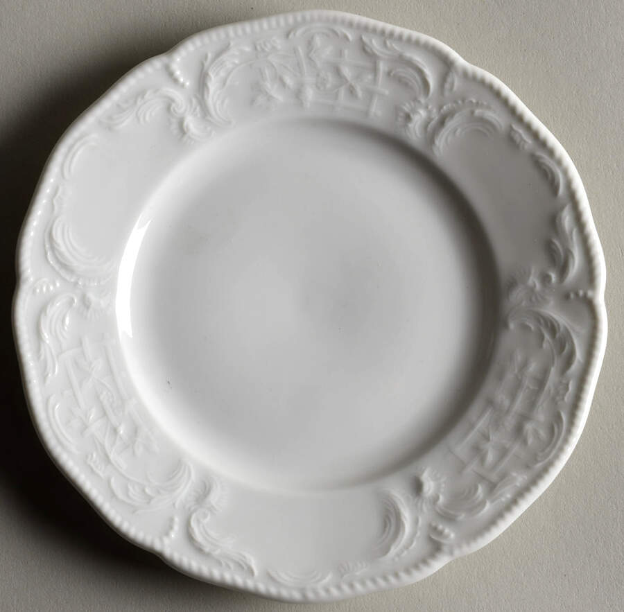 Sanssouci White Bread & Butter Plate by Rosenthal - Continental-1