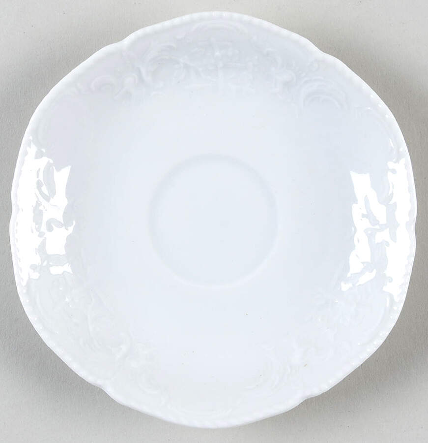 Sanssouci White Saucer for Flat Demitasse Cup by Rosenthal - Continental-1