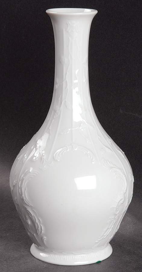 Sanssouci White 8" Bud Vase by Rosenthal - Continental-1