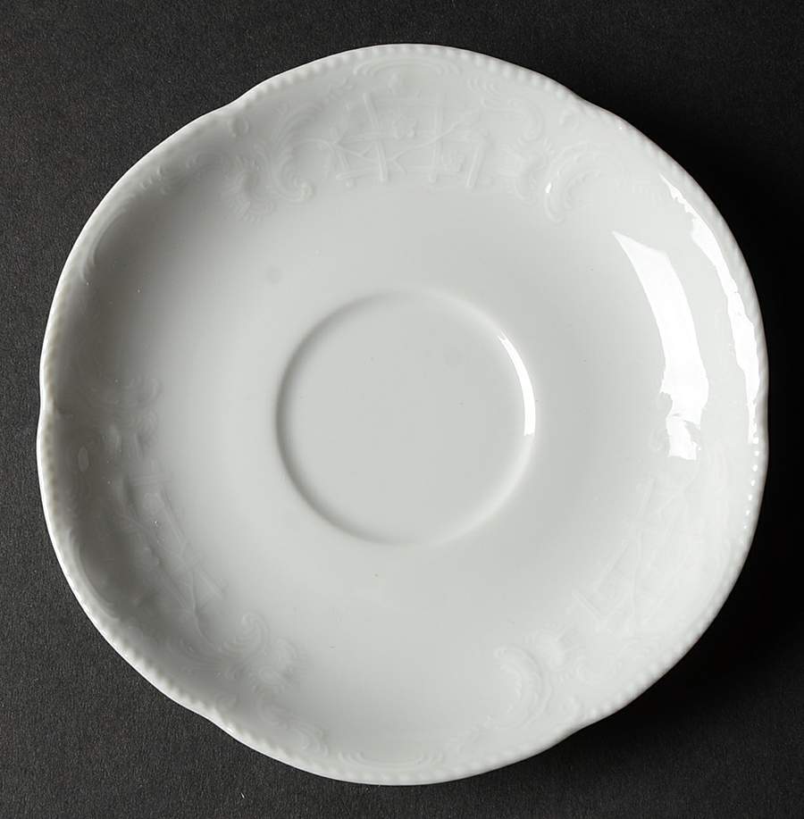 Sanssouci White Saucer for Flat Cup by Rosenthal - Continental-1
