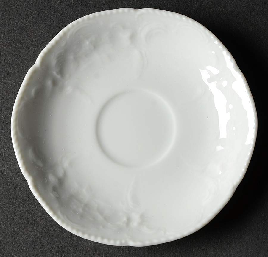 Sanssouci White Saucer for Flat Demitasse Cup by Rosenthal - Continental-1