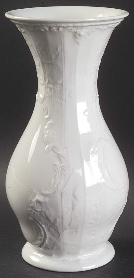 Sanssouci White 9" Vase by Rosenthal - Continental-1