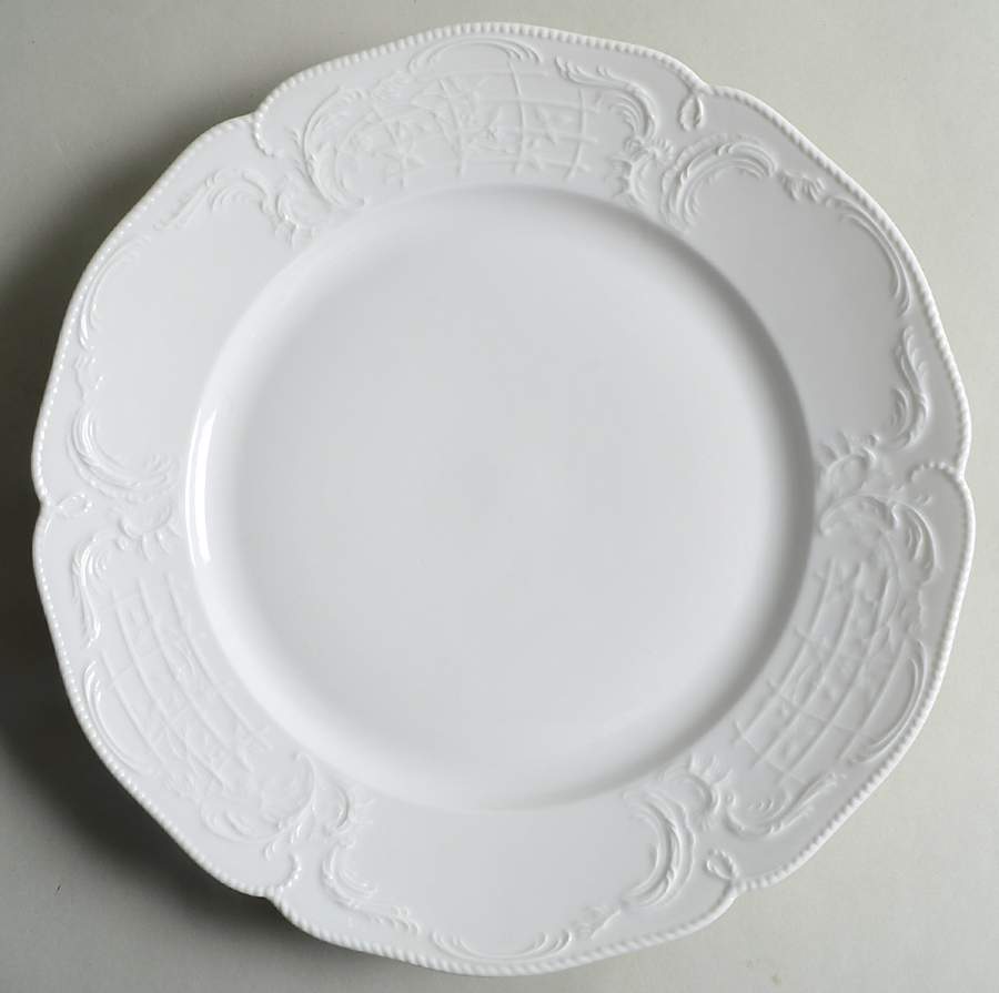 Sanssouci White 13" Chop Plate (Round Platter) by Rosenthal - Continental-1