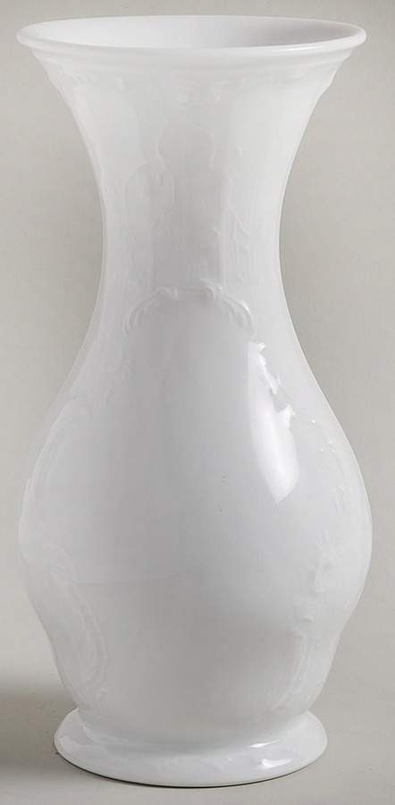 Sanssouci White 8" Vase by Rosenthal - Continental-1
